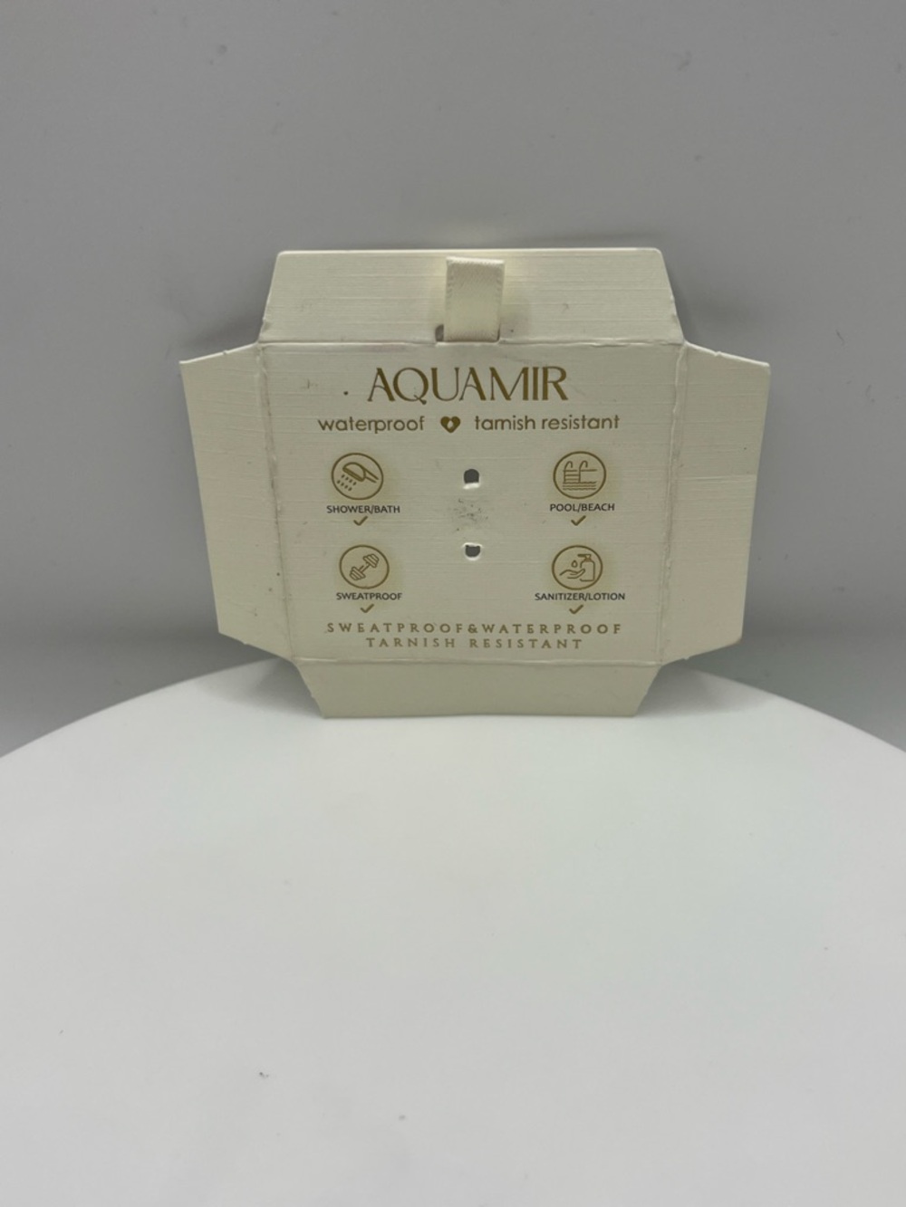 Aquamir Polished Gold Double Dome Ring - Picture 3 of 6